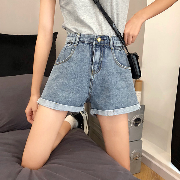 Sima rövidnadrág széles modell magas derékkal és 5XL méretig