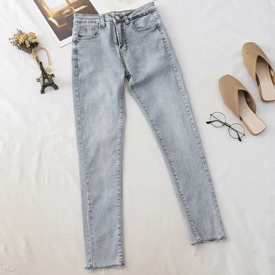 Alkalmi női farmer sima modell zsebekkel