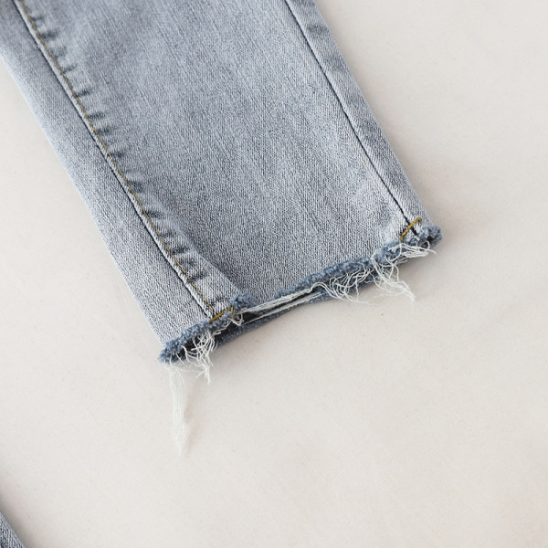 Alkalmi női farmer sima modell zsebekkel