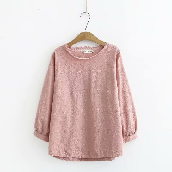 Alkalmi női blúz hosszú ujjal, sima modell