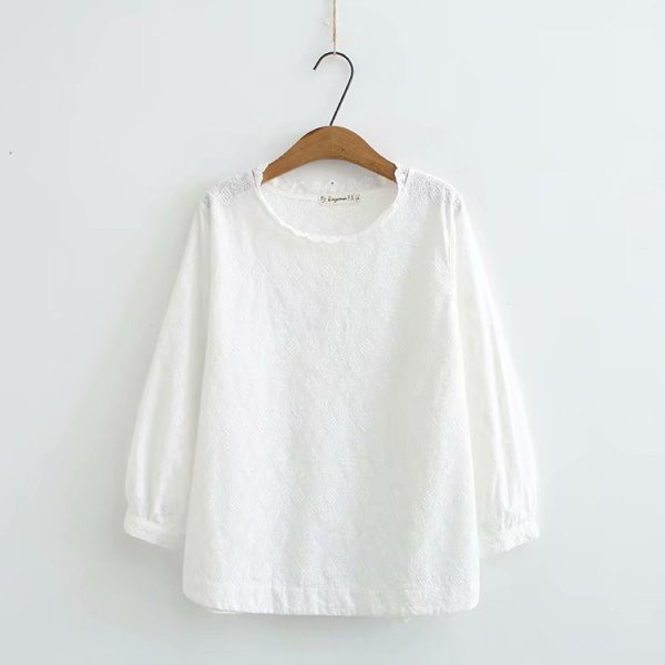 Alkalmi női blúz hosszú ujjal, sima modell