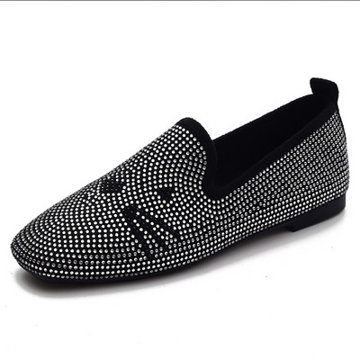 Jauns ikdienas mokasīnu modelis ar dekorācijas akmeņiem - divi modeļi