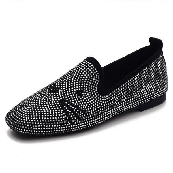 Jauns ikdienas mokasīnu modelis ar dekorācijas akmeņiem - divi modeļi