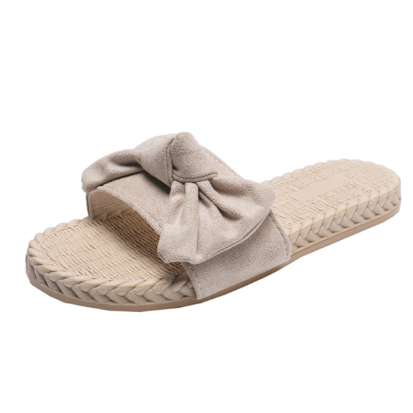 Sieviešu ikdienas čības ar plakanu zoli ar lenti no eko zamšādas