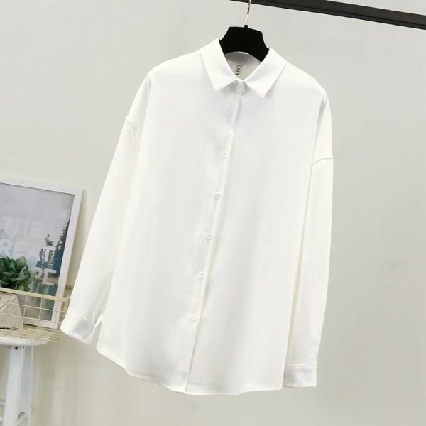 Modern női ing hosszú ujjal és klasszikus gallérral