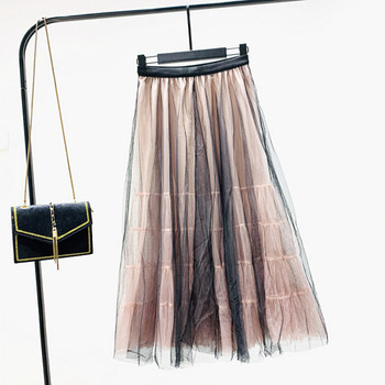 Új modell női szabású tüll szoknya - magas derék