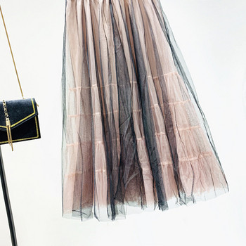 Új modell női szabású tüll szoknya - magas derék