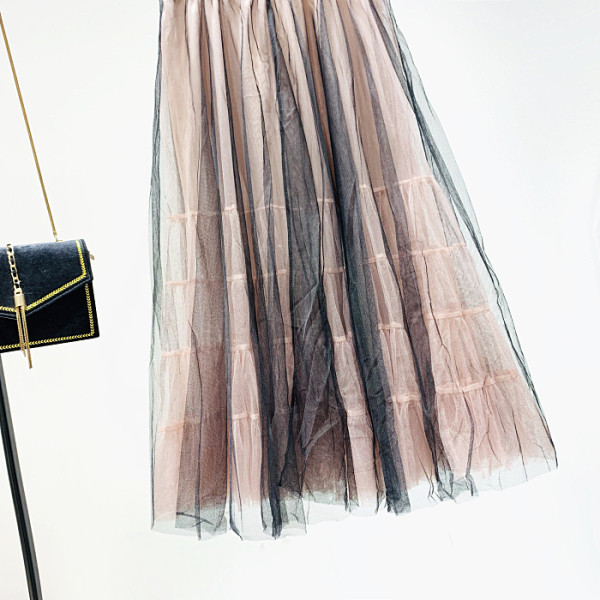 Új modell női szabású tüll szoknya - magas derék