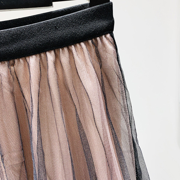 Új modell női szabású tüll szoknya - magas derék