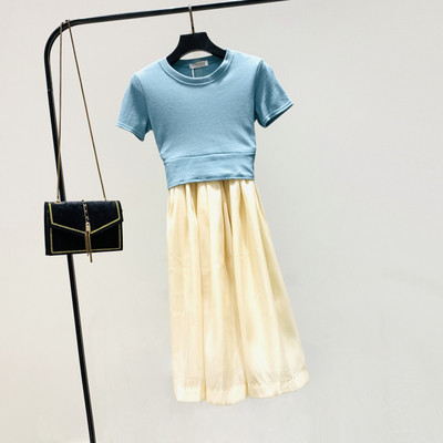 Új modell kétrészes szoknya + blúz női szett