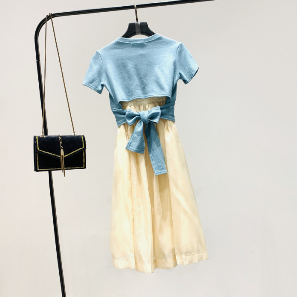 Új modell kétrészes szoknya + blúz női szett