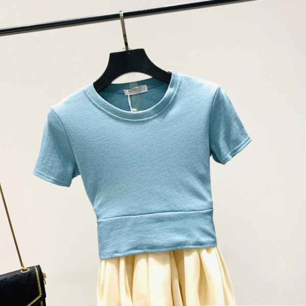 Új modell kétrészes szoknya + blúz női szett