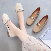 Öko bőrből készült, fűzős, lapos talpú női alkalmi cipő