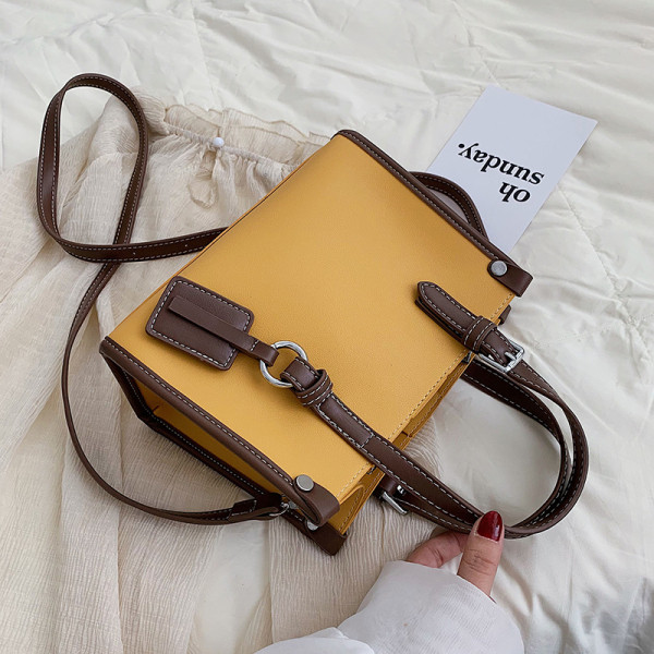 Ikdienas sieviešu soma no eko ādas ar diviem rokturiem