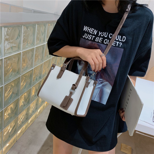 Ikdienas sieviešu soma no eko ādas ar diviem rokturiem