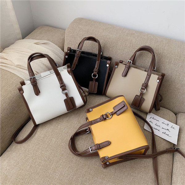 Ikdienas sieviešu soma no eko ādas ar diviem rokturiem