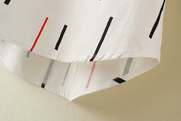 Ikdienas sieviešu krekls ar garām piedurknēm un pogām