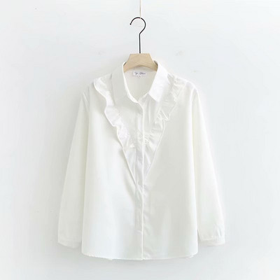 Modern női ing hosszú ujjal és klasszikus gallérral