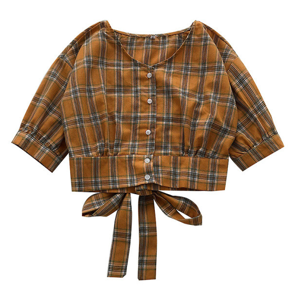 Retro stiliaus languoti moteriški marškiniai su raišteliais ir špicine iškirpte