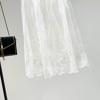 Novi model ženske suknje sa visokim strukom i vezom - model kroja