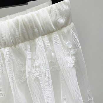 Novi model ženske suknje sa visokim strukom i vezom - model kroja