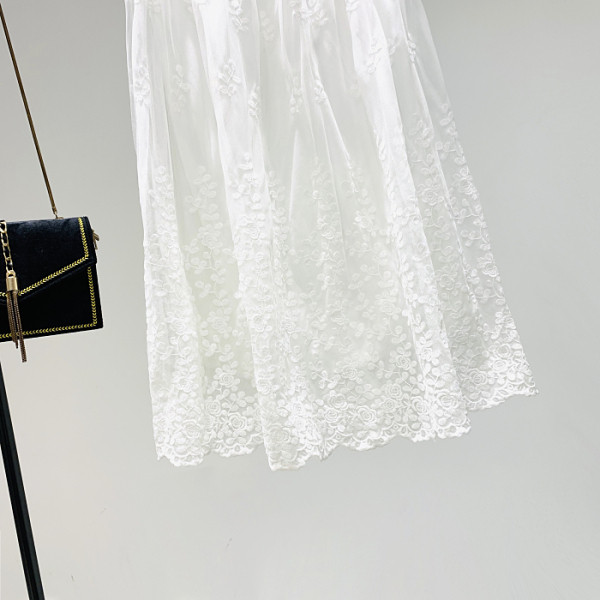 Novi model ženske suknje sa visokim strukom i vezom - model kroja