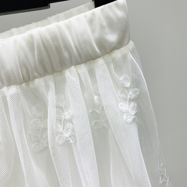 Novi model ženske suknje sa visokim strukom i vezom - model kroja