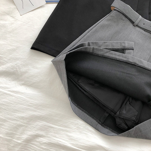 Fusta de dama moderna cu linie A si curea