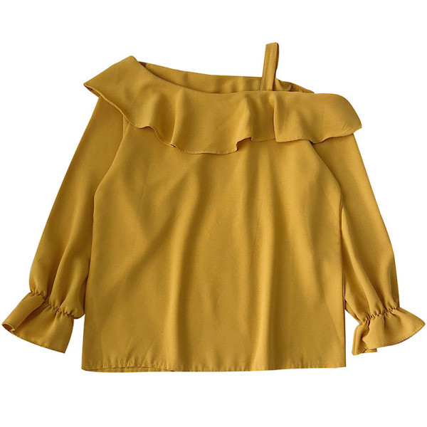 Šiuolaikinė moteriška palaidinė su petnešėlėmis ir 7/8 rankovėmis