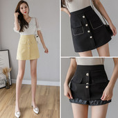 Novi model ženske suknje sa džepovima i gumbima