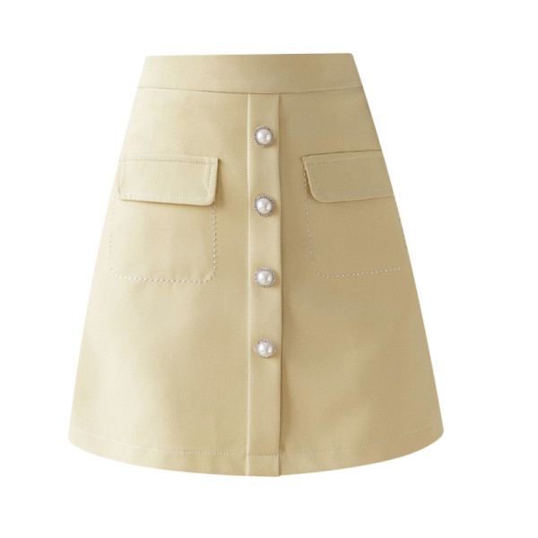 Novi model ženske suknje sa džepovima i gumbima