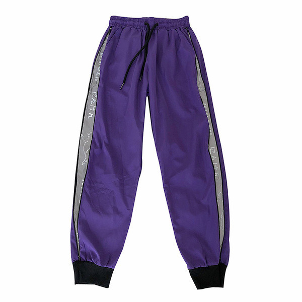 Pantaloni casual dama cu margini si talie elastica