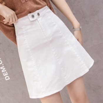 Modern női szoknya magas derékkal - tavaszra és őszre is alkalmas