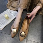 Pantofi casual de dama din piele cu talpa plate