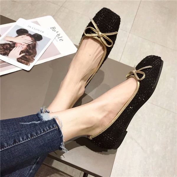 Alkalmi női tavaszi cipő lapos talppal