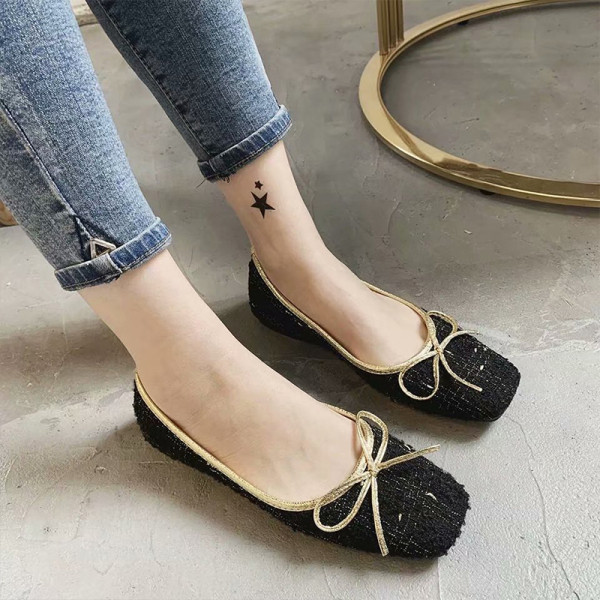 Alkalmi női tavaszi cipő lapos talppal