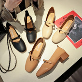 Női alkalmi cipő műbőr sarokkal