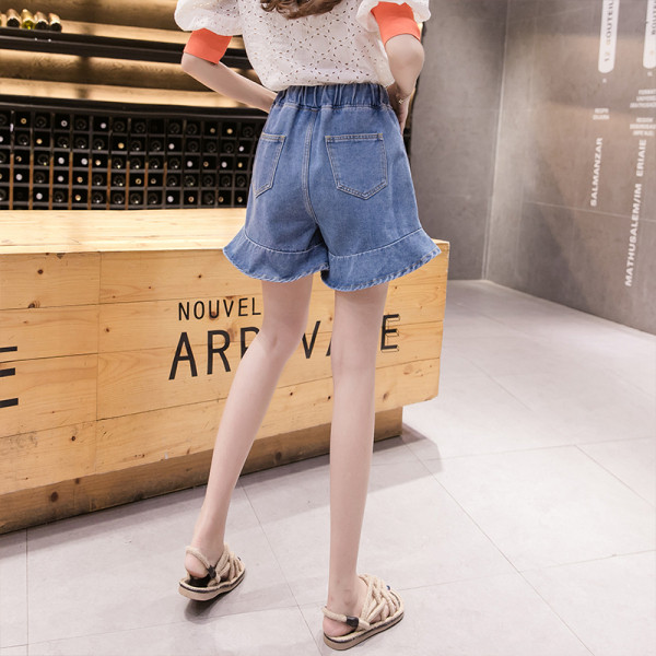 Alkalmi női rövid farmer új modellje - széles modell