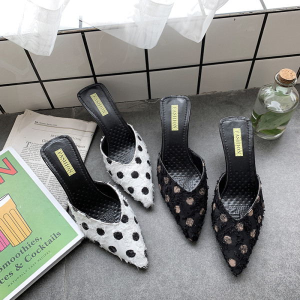 Papuci formali de dama model ascutit cu toc subtire