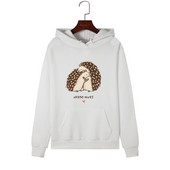 Női alkalmi pulóver kapucnival, rátéttel és hosszú ujjal