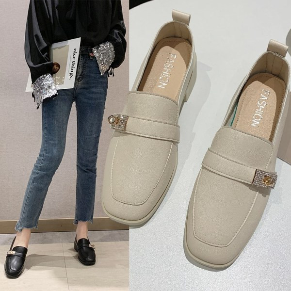 Pantofi casual de dama cu talpa plate si pietre