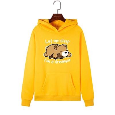 Hanorac de dama modern cu aplicatie colorata si gluga