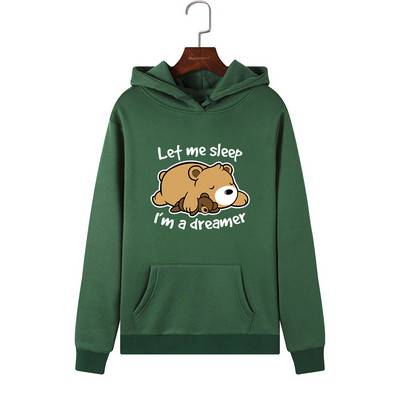 Hanorac de dama modern cu aplicatie colorata si gluga