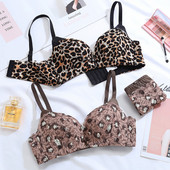 Intīma apakšveļa divās daļās - krūšturis un bikini ar dažādiem rakstiem