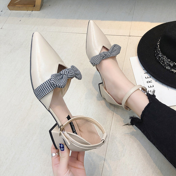 Naiste moodsad paelaga sandaalid - ökonahast kontsaga