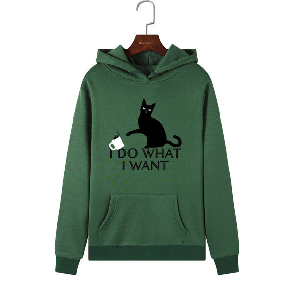 Moteriški laisvalaikio megztiniai su raštu ir gobtuvu