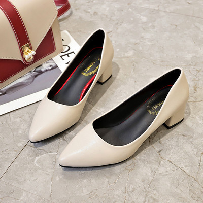 Lapos talpú, hegyes női bőrcipő