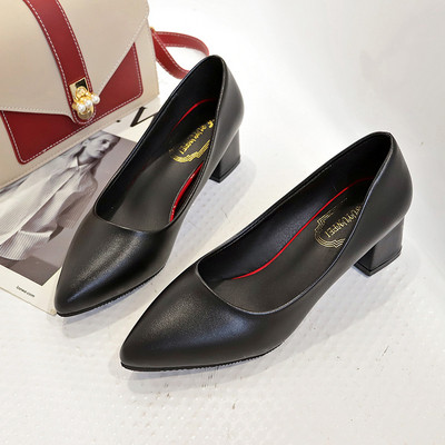 Lapos talpú, hegyes női bőrcipő