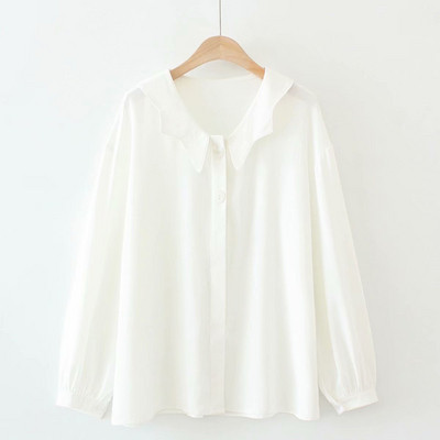 Modern női ing gombokkal és hosszú ujjú