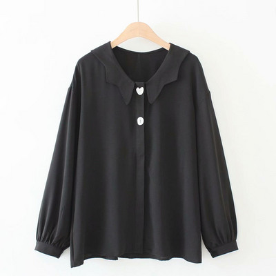 Modern női ing gombokkal és hosszú ujjú